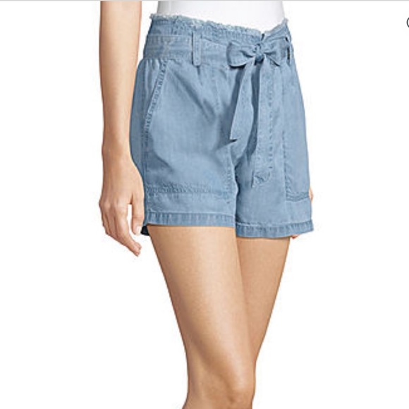 Tie-Front Shorts - Picture 1 of 3